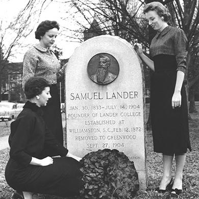 archival photo of Lander