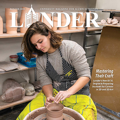 Lander Magazine cover