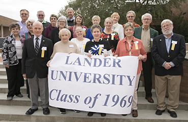 Alumni at homecoming