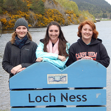 students at Loch Ness
