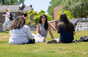 students at fountain