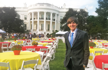 student at White House