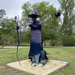 The Wizard sculpture