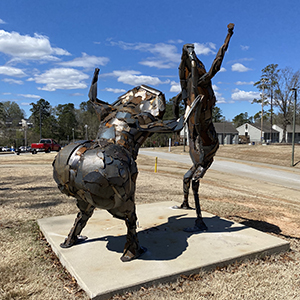 Dance Party sculpture