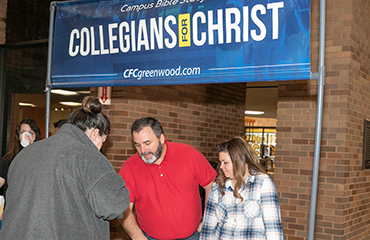 Collegians for Christ at organization fair