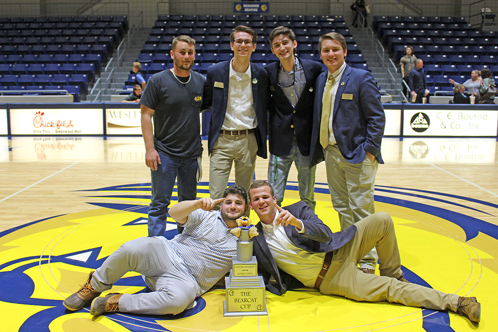 Delta Sig winning Bearcat Cup