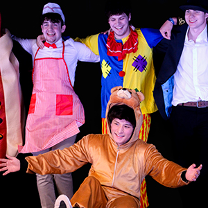 students performing in showcase