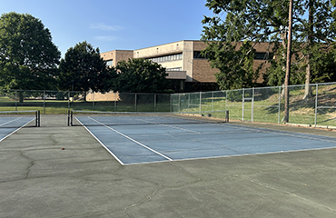 tennis courts