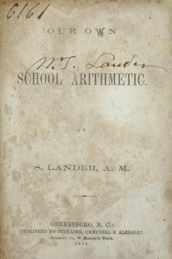 book by Samuel Lander