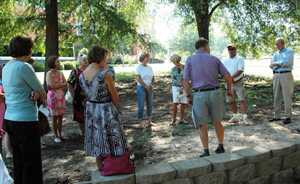 Morning Glory Garden Club planning garden