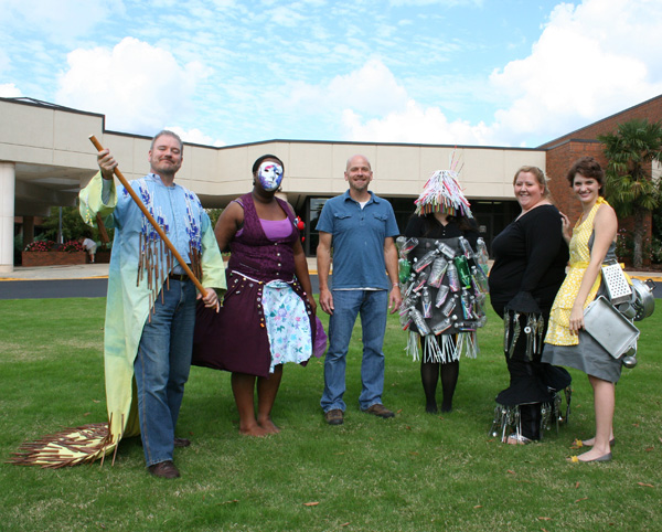 students in soundsuit project