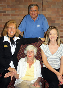 Kathy Stevenson and the Cowan family