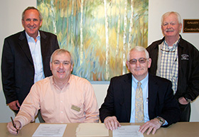 Representatives of the Lakelands Home Builders Association