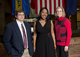 Zachary Driggers, Alexandria Byrd, and Linda Carson