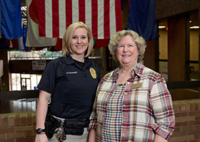 Dena Gossett and Meredith Uttley