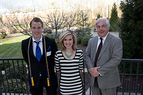 Michael Johansson, Claire Parks, and Dr. Steven Mark