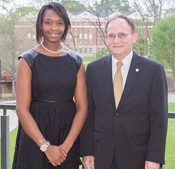 Justine Blyden and Robert Barrett