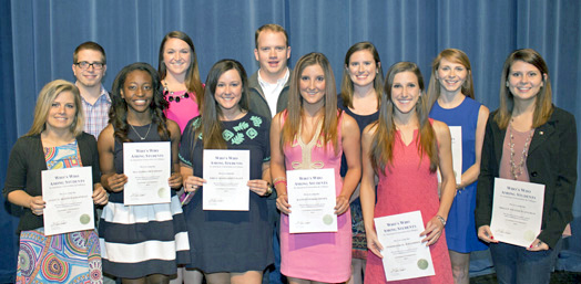 students in who's who