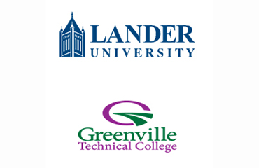 lander and greenville tech logos
