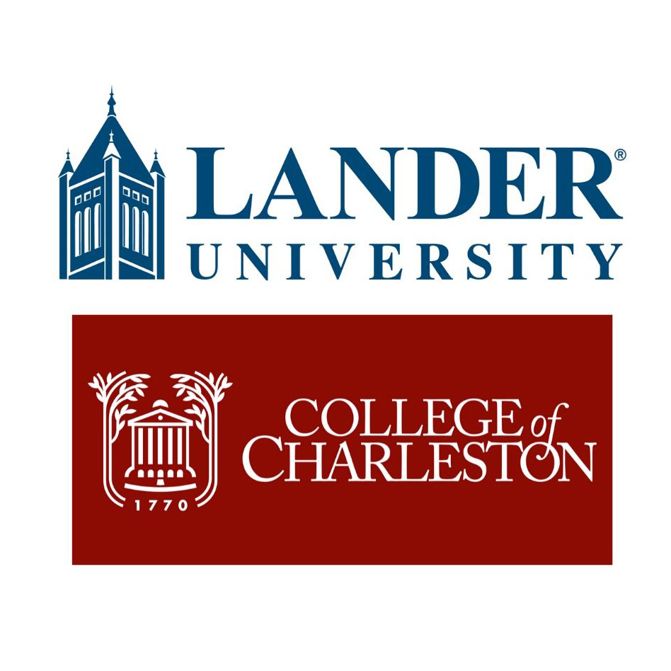 lander and cofc logos
