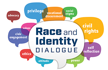 race and identity dialogue logo