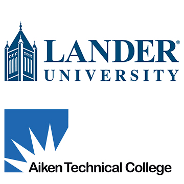 lander and aiken tech logos
