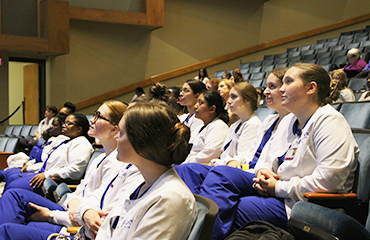 nurses at medically speaking event