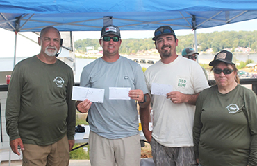 First place winners of the Dean Peeples Memorial Scholarship Tournament