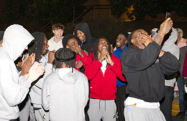 men's basketball at welcome back