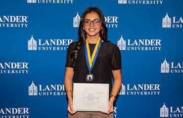 Palak Patel wins the • Healthcare Management Discipline Award