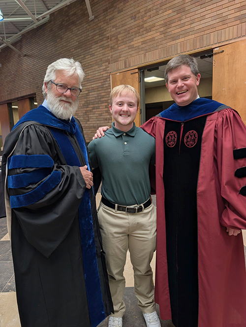 Ashley Woodiwiss, Elias Carls and Lucas McMillan