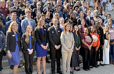 students at Higher Education Day