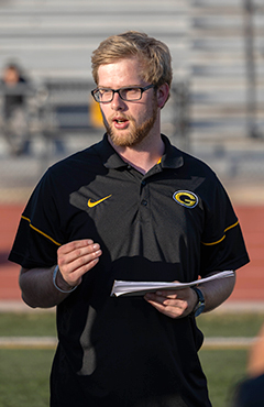 Andrew Goforth coaching football