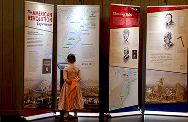 American Revolution Experience display